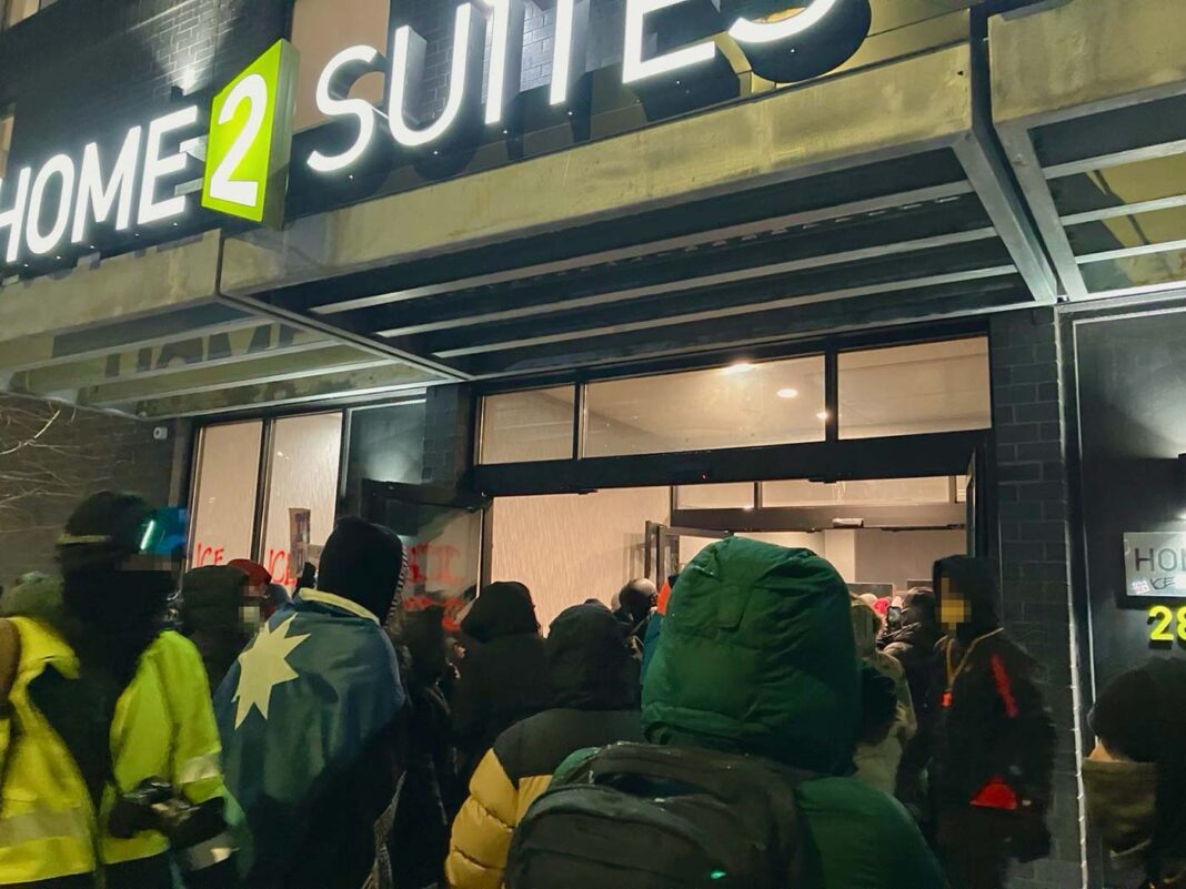 The Noise Demonstrations Keeping ICE Agents Awake at Their Hotels : A Model from the Twin Cities