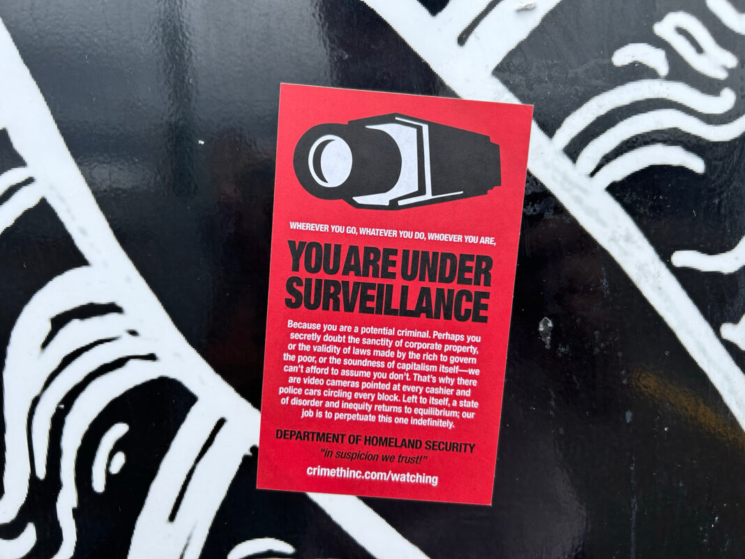 You Are Under Surveillance 2026 : A Sticker